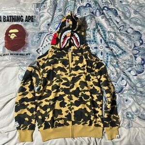 Bathing Ape Yellow Hoodie